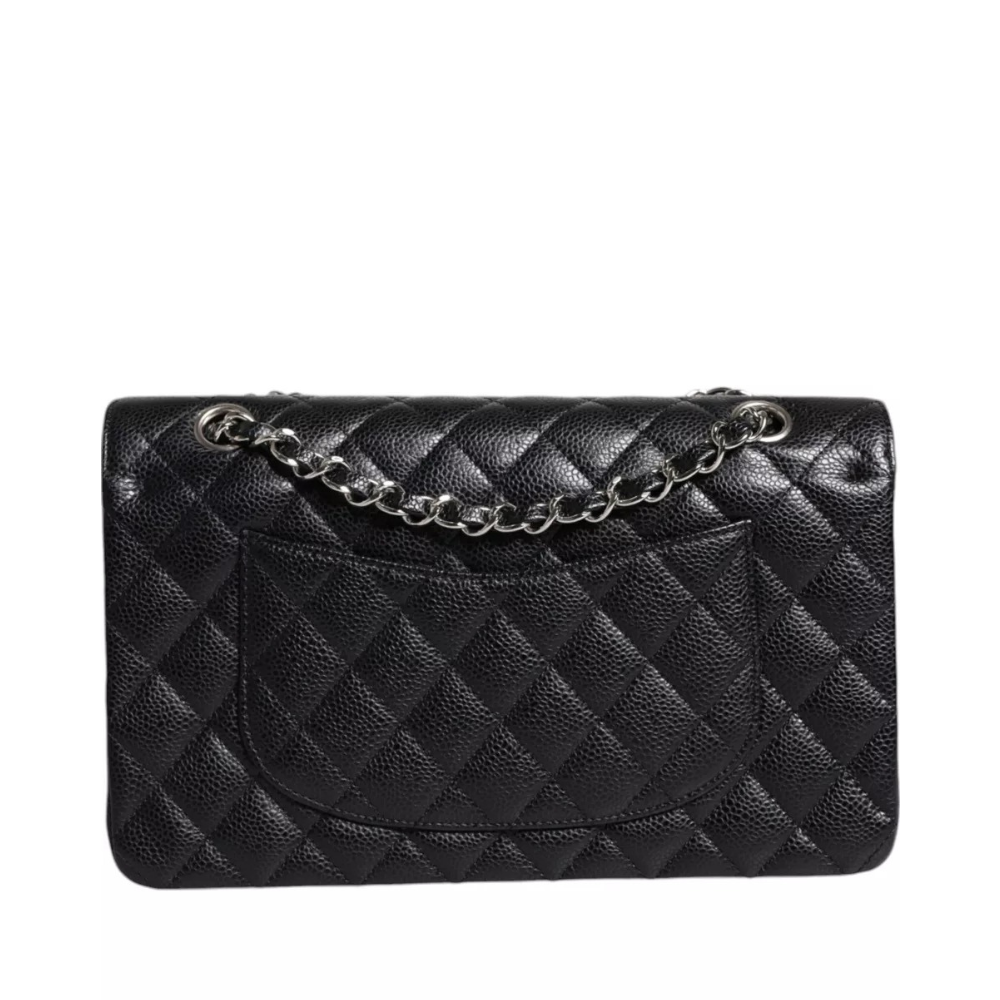 CHANEL - Classic Double Flap Bag I Svart Caviar | Series 11