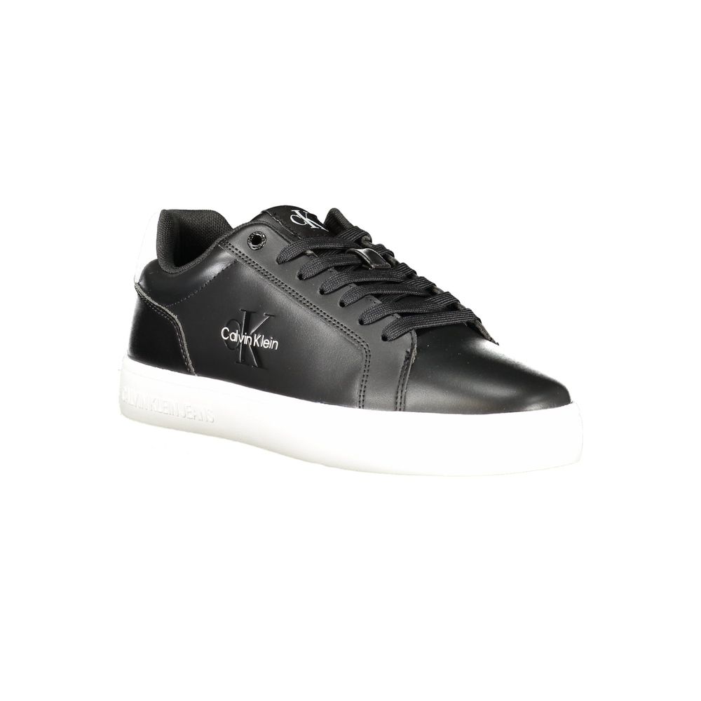 Calvin Klein - Sneakers I Svart läder
