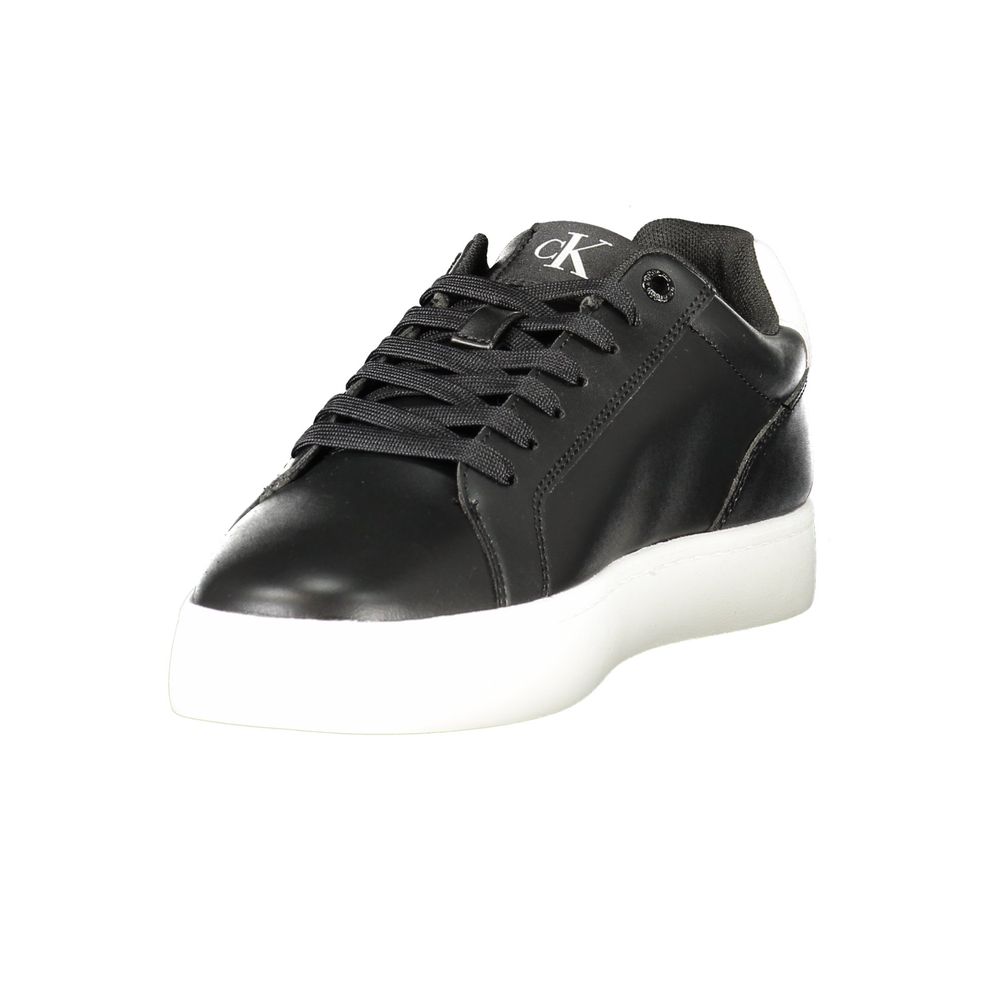 Calvin Klein - Sneakers I Svart läder