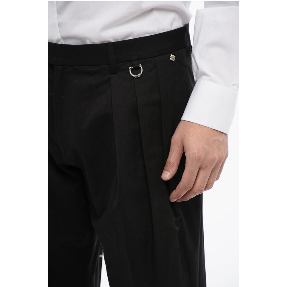 John Richmond Pleated LEXNDER Pants With Stud Details